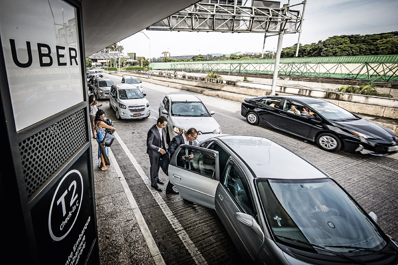 Transporte de Uber Aeroporto de Salvador